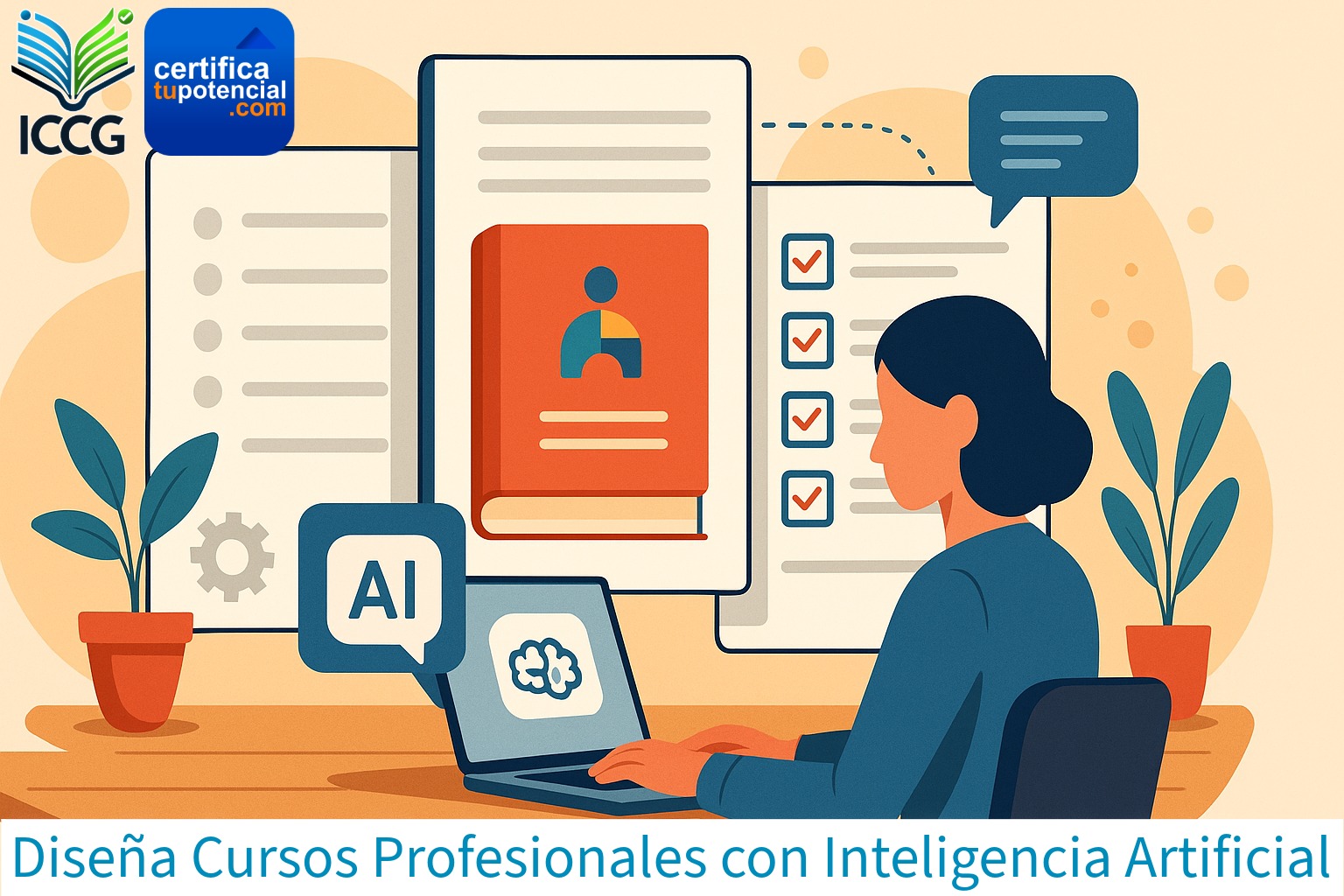 Diseña Cursos Profesionales con Inteligencia Artificial