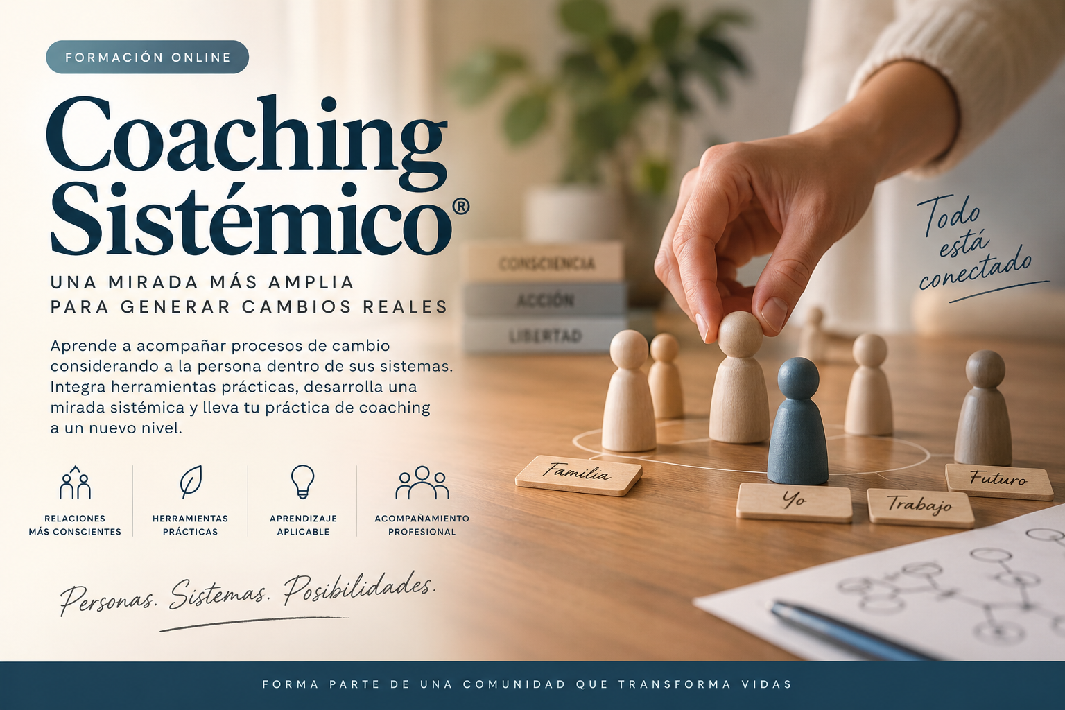 Facilitador en constelaciones familiares 1 a 1 y coaching sistémico
